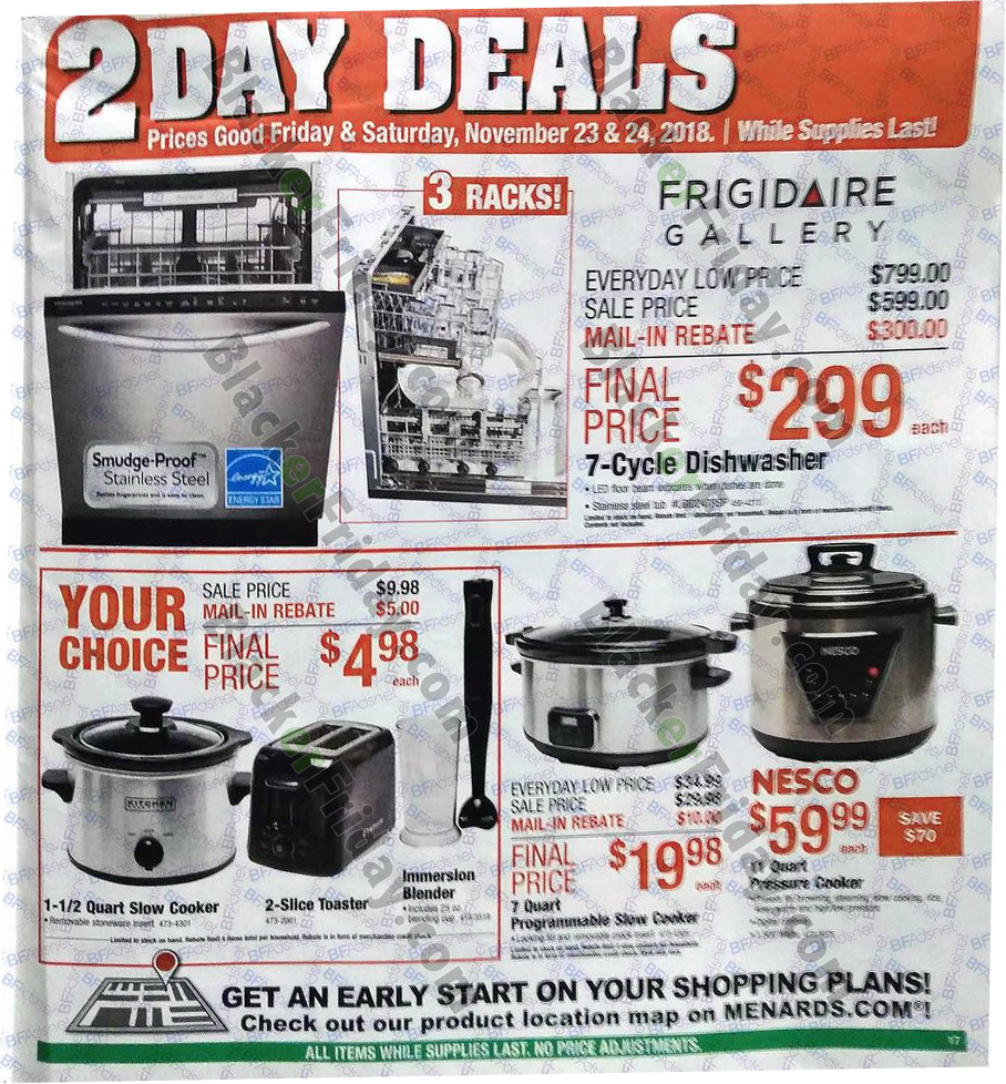 Menards Black Friday 2019 Ad & Sale Details - Blacker Friday