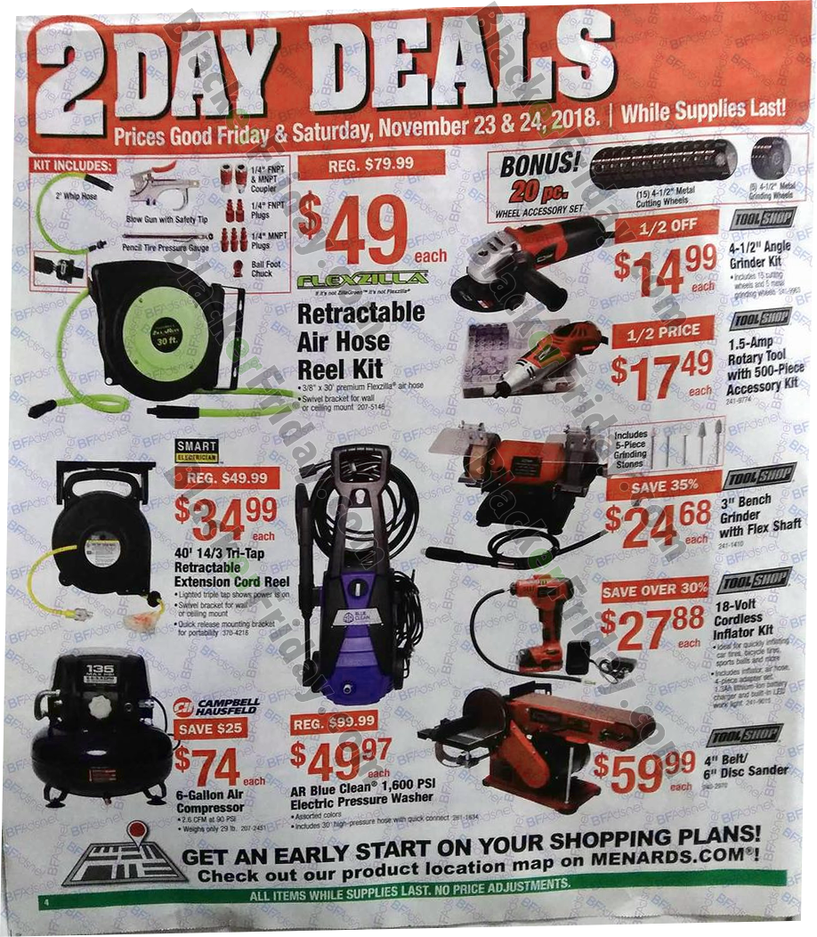 Menards Black Friday 2020 Sale - What to Expect - Blacker Friday