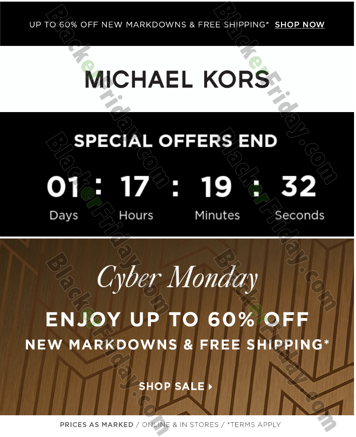 michael kors cyber monday 70 off