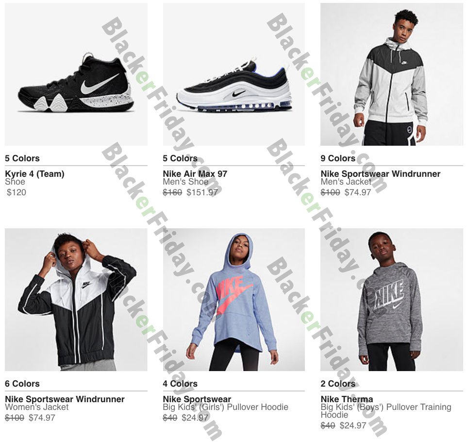 nike outlet black friday deals