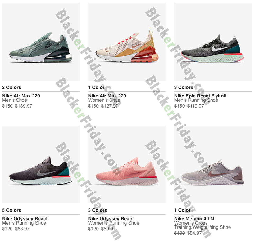 nike shoes black friday 2018