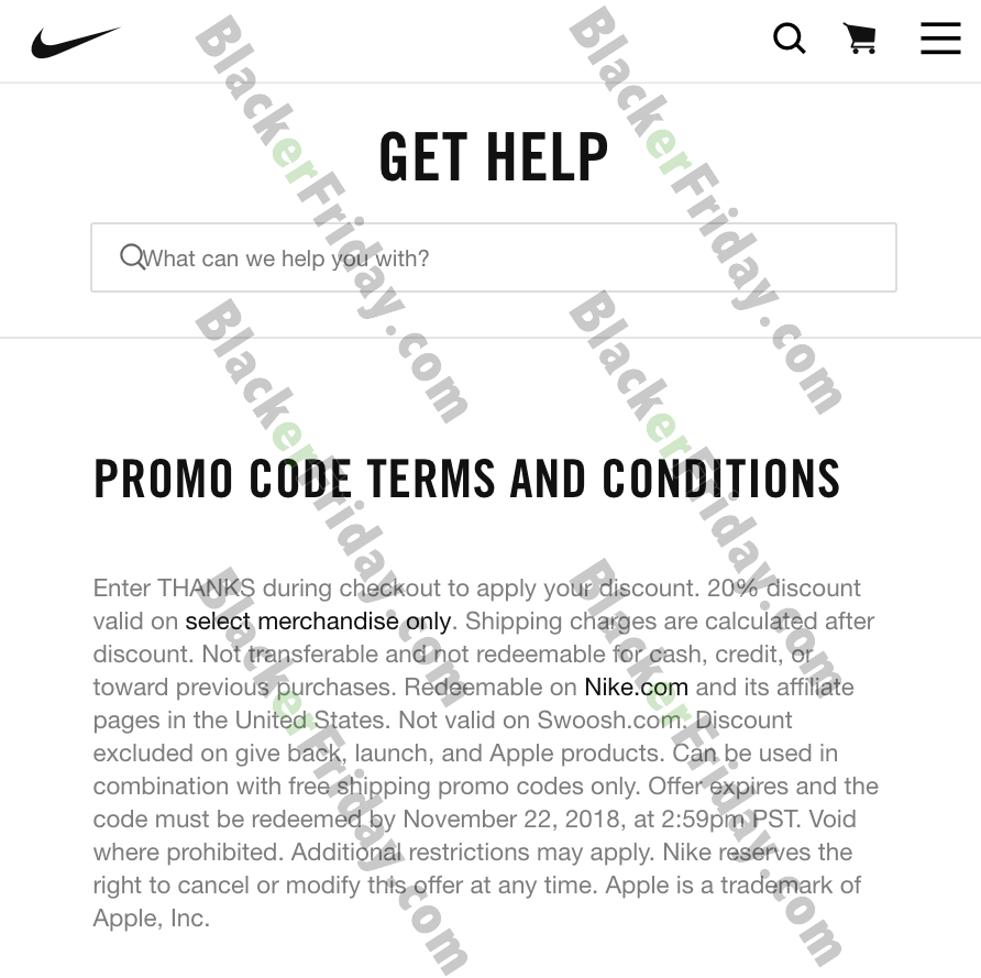 nike black friday code