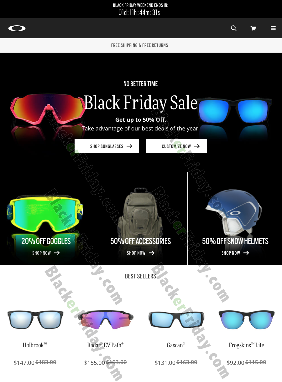 Oakley Cyber Monday Sale 2021 - What to 