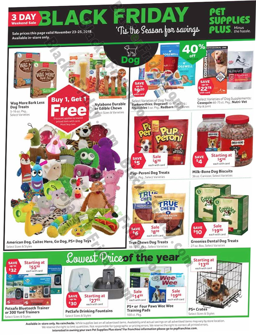 pet supplies plus black friday