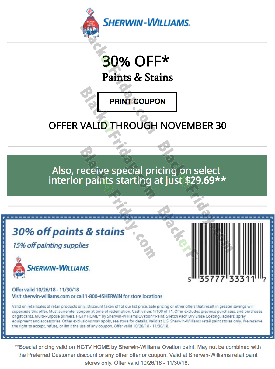 Sherwin Williams Black Friday 2021 Sale What To Expect Blacker Friday