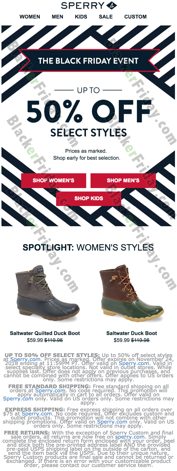 Sperry Black Friday 2020 Sale - What to 