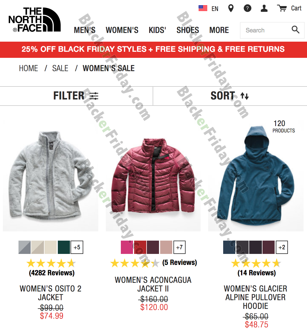 the north face cyber monday 2018