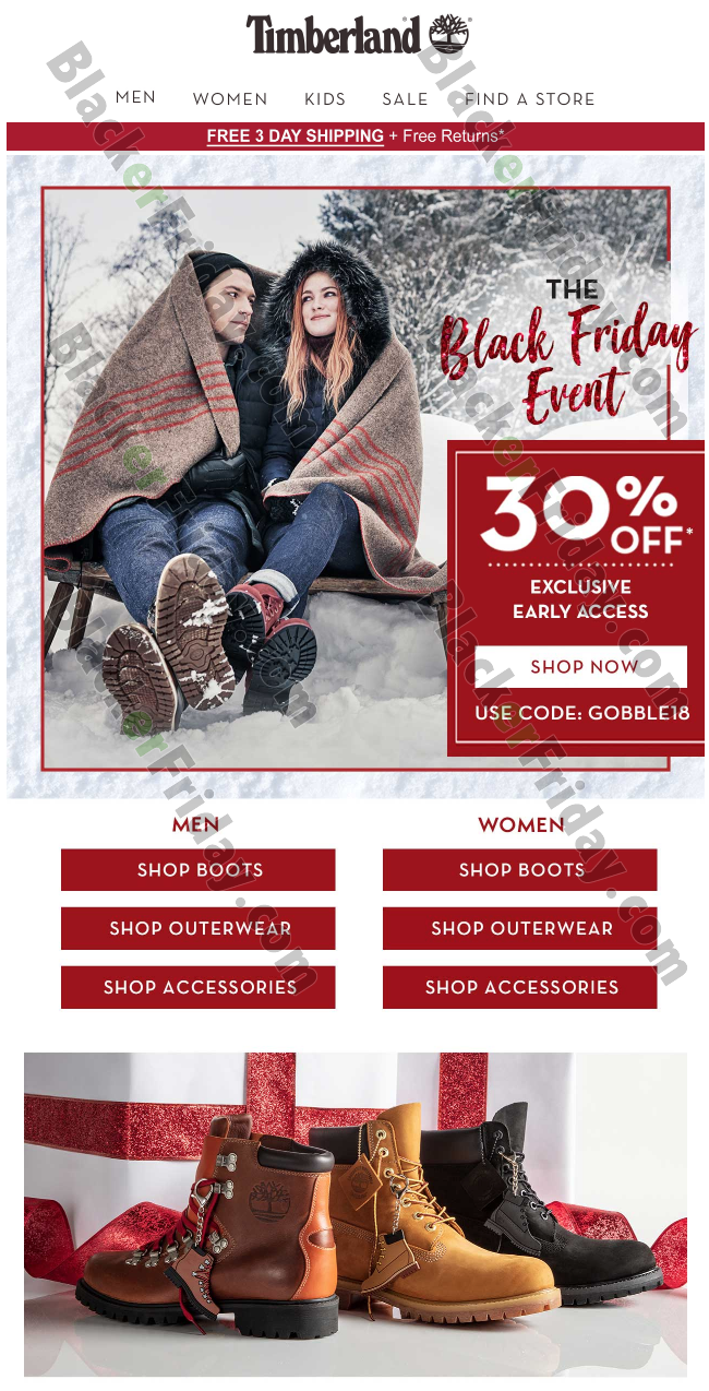 Timberland Black Friday 2020 Sale 