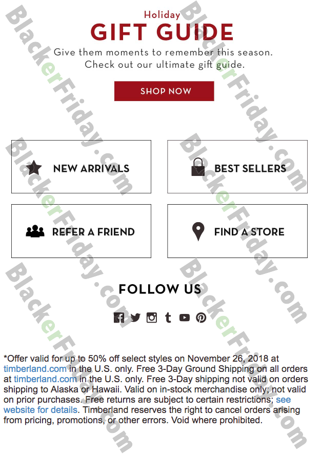 Timberland Cyber Monday 2020 Sale 