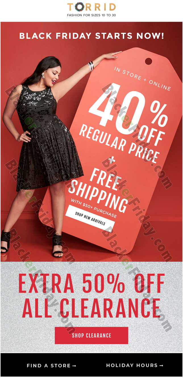 Torrid Black Friday 2022 Sale ☀ Ad ...