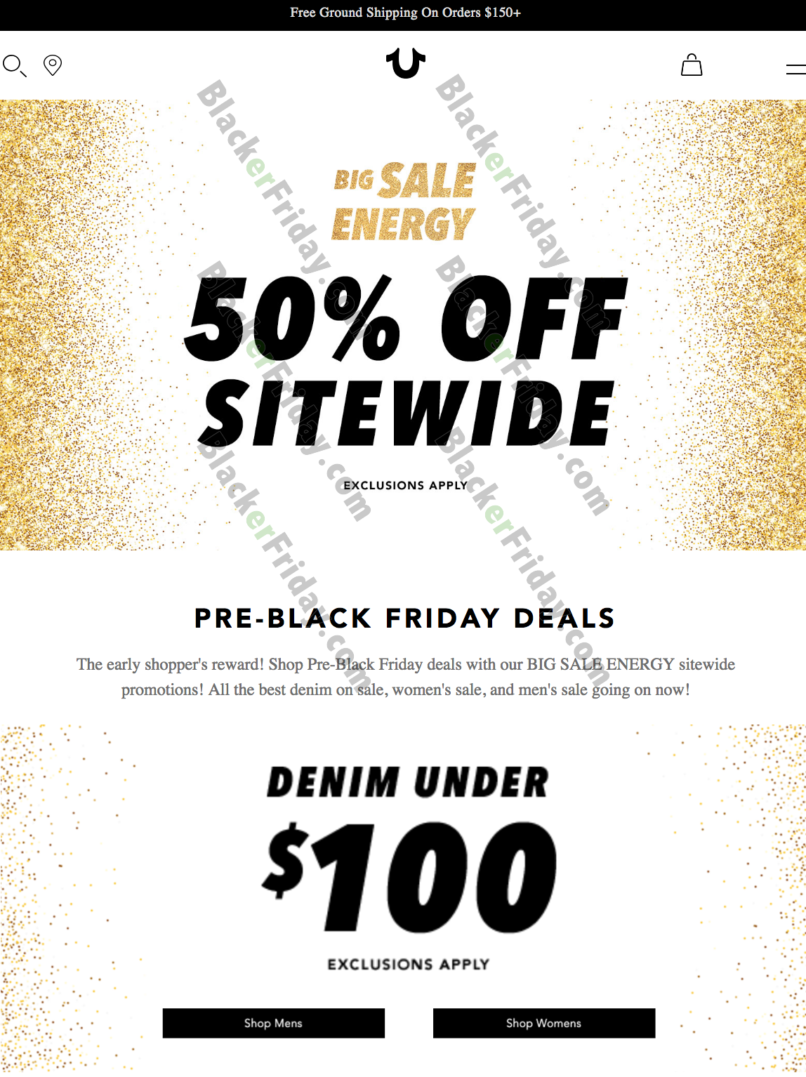 true religion black friday sale 2018 online