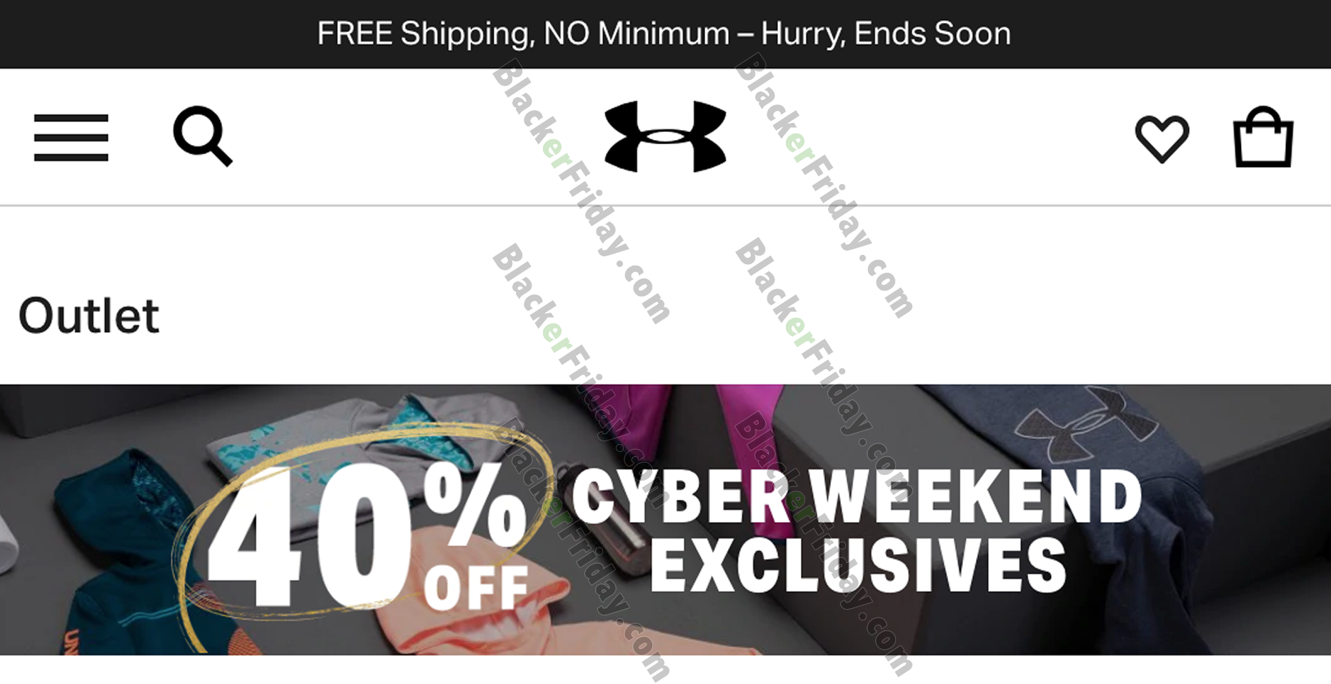 under armor black friday 2018