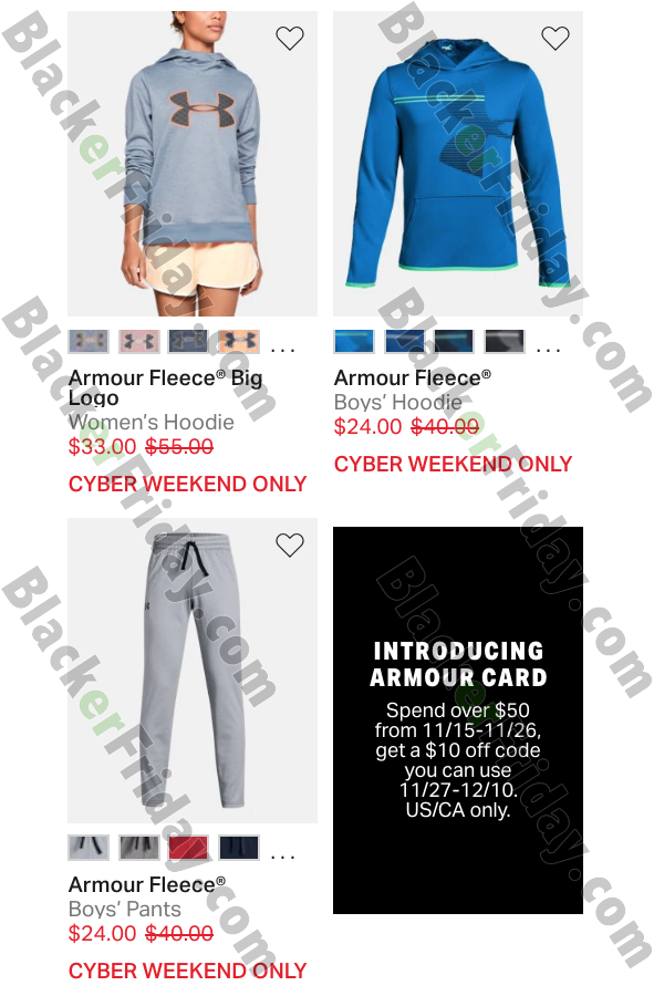 under armour black friday sale 2018