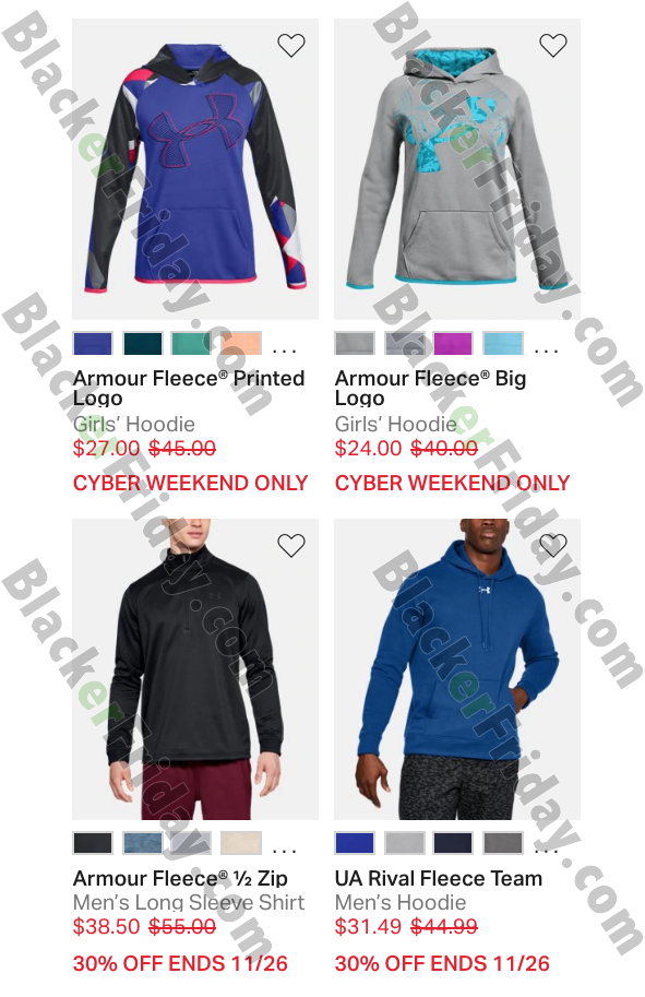 under armour black friday sale 2018