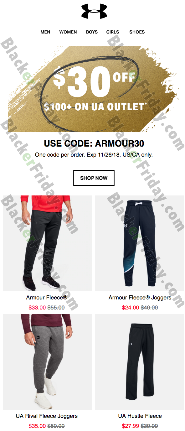 cyber monday 2018 under armour