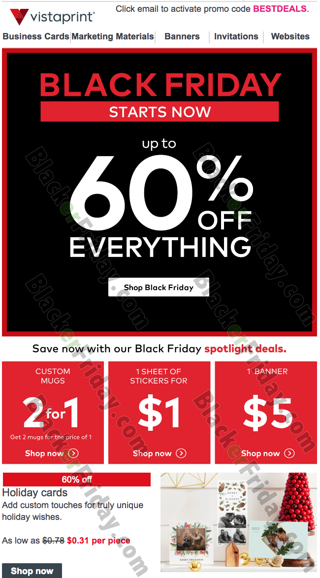 Vistaprint Black Friday 2020 Sale - What to Expect - Blacker Friday