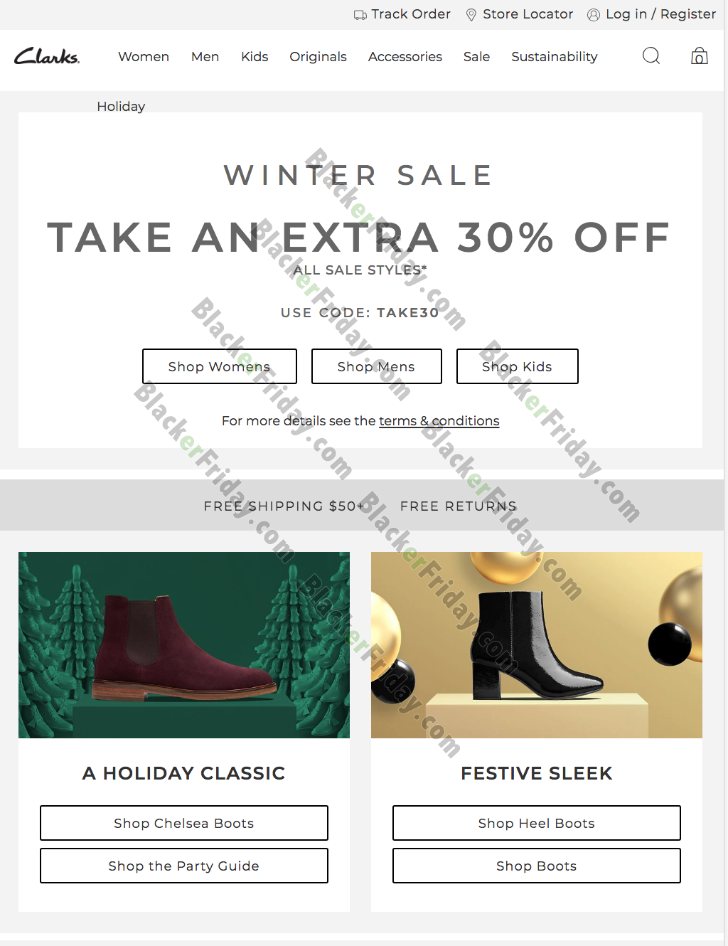 قدر clarks christmas sale 