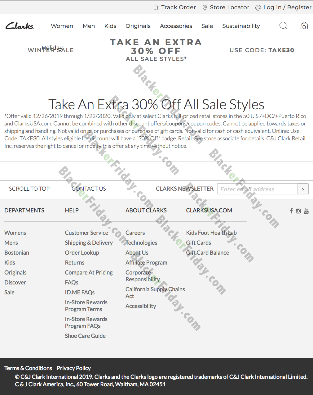 clarks outlet promo code 2019