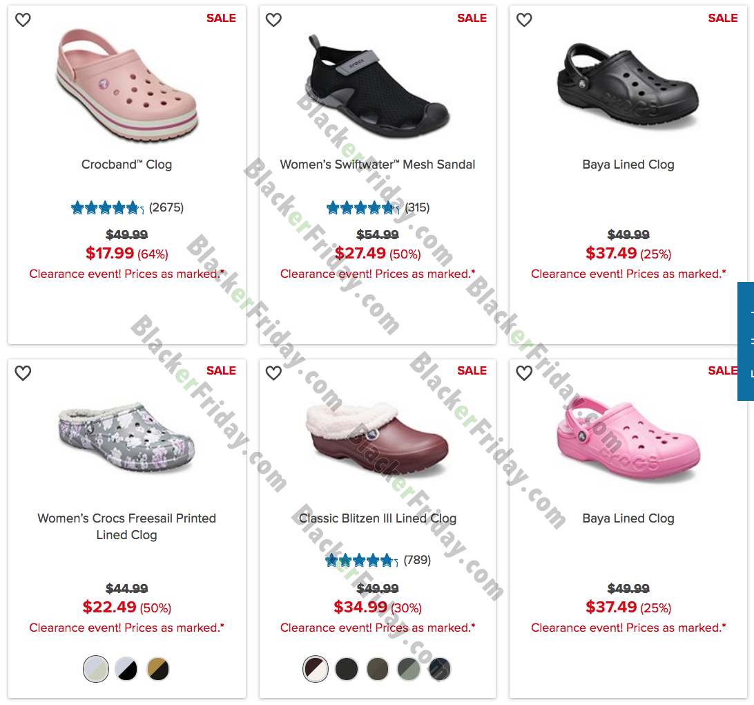 crocs christmas sale