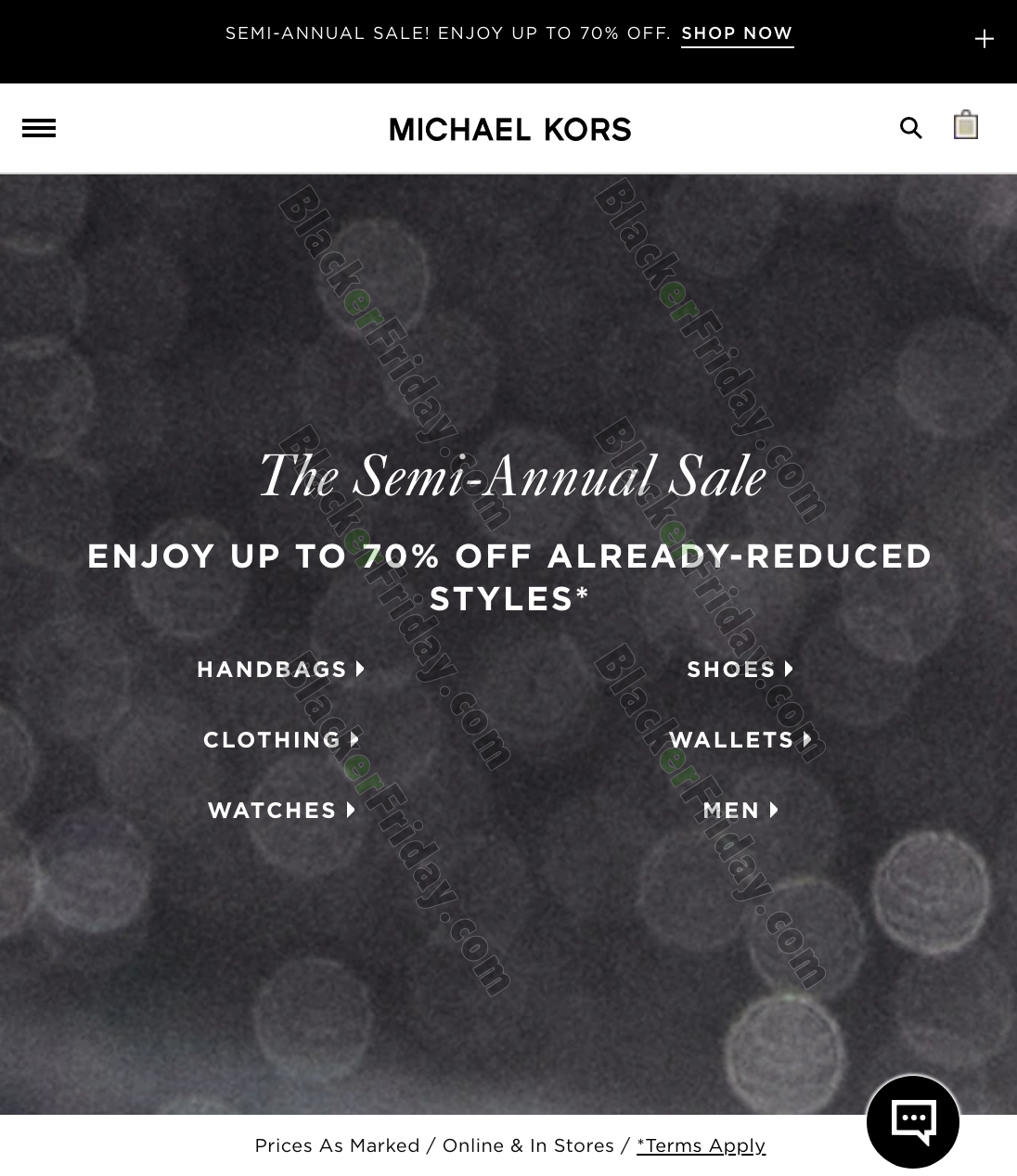 michael kors christmas sale