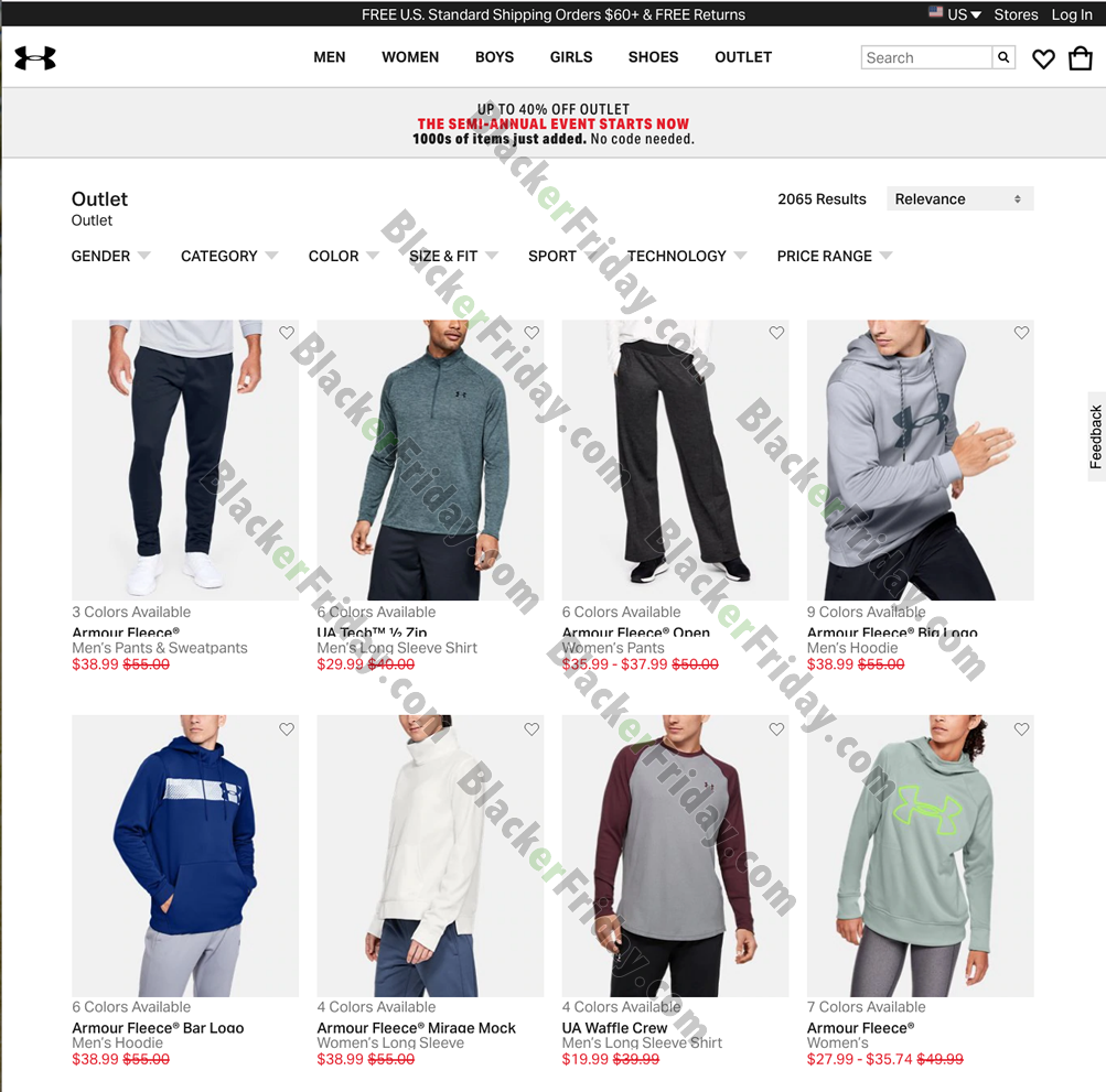 under armour semi annual sale 2019