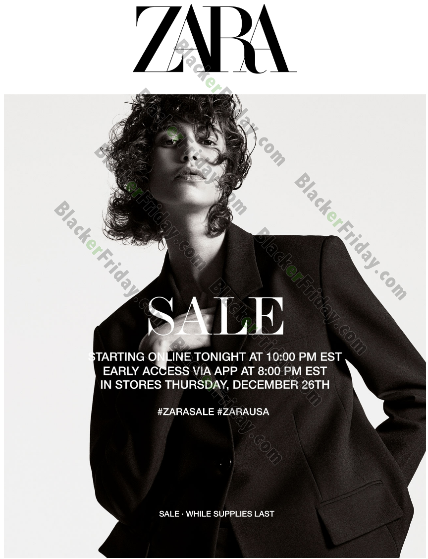 cyber monday zara 2018