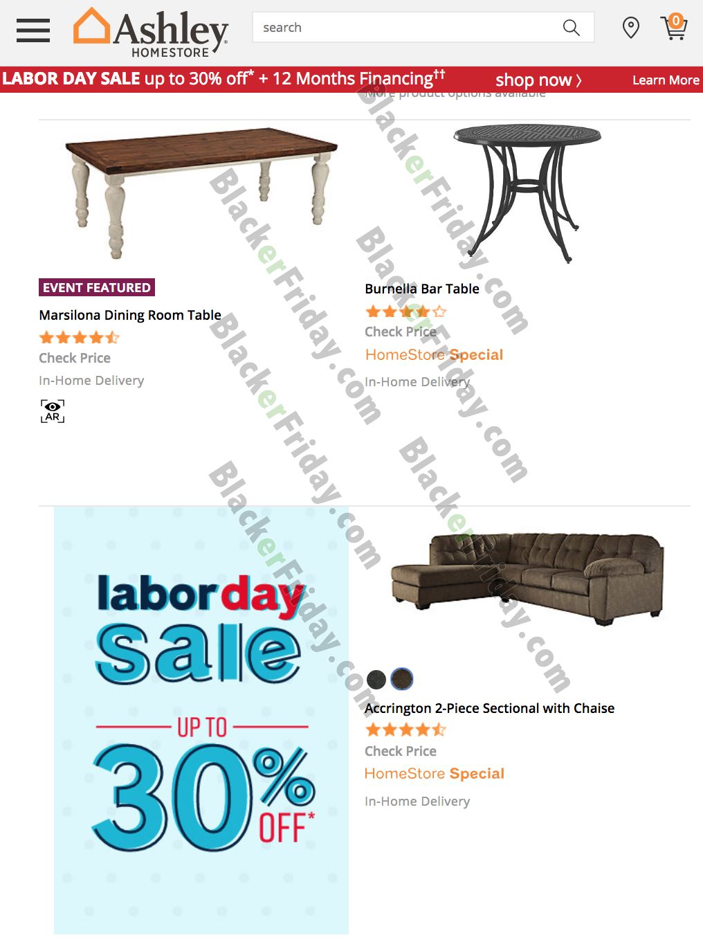 Ashley Homestore&#39;s Labor Day Sale 2020 - What to Expect - Blacker Friday