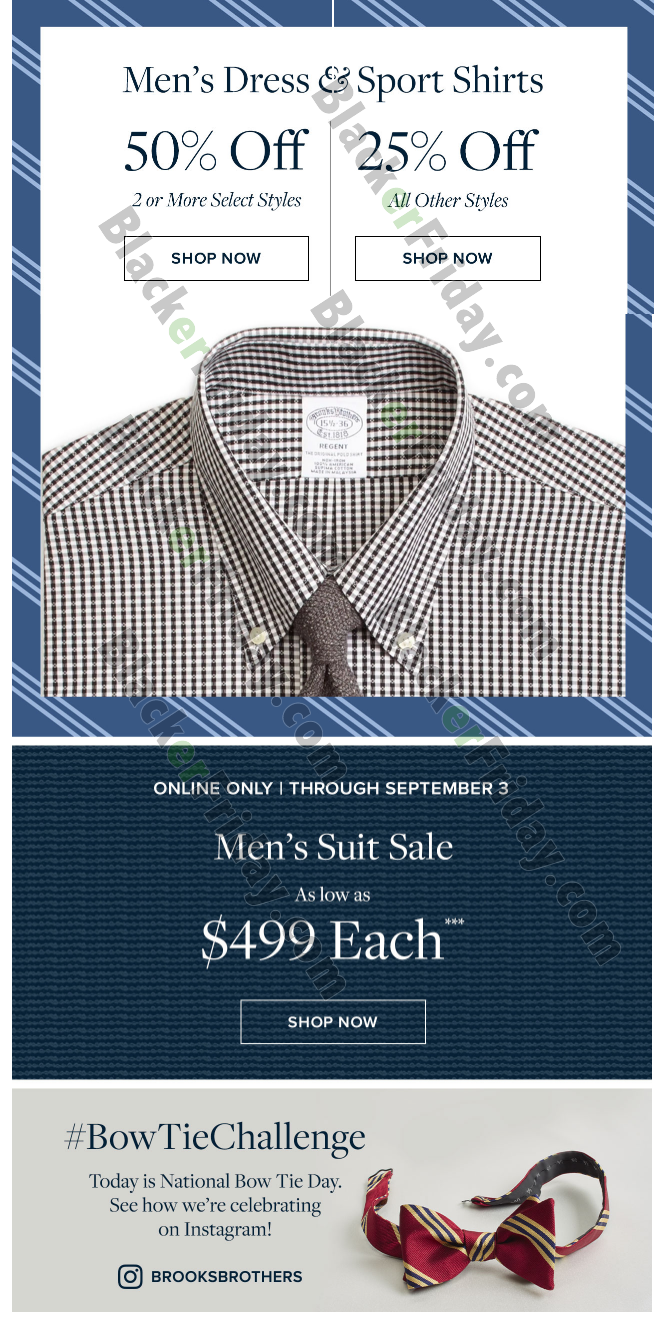 brooks brothers labor day sale