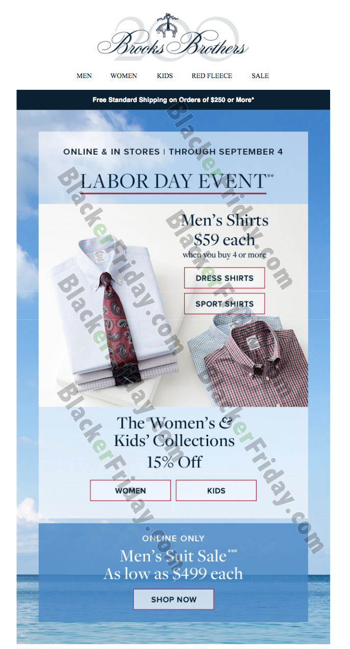 Brooks Brothers Labor Day Sale 2021 