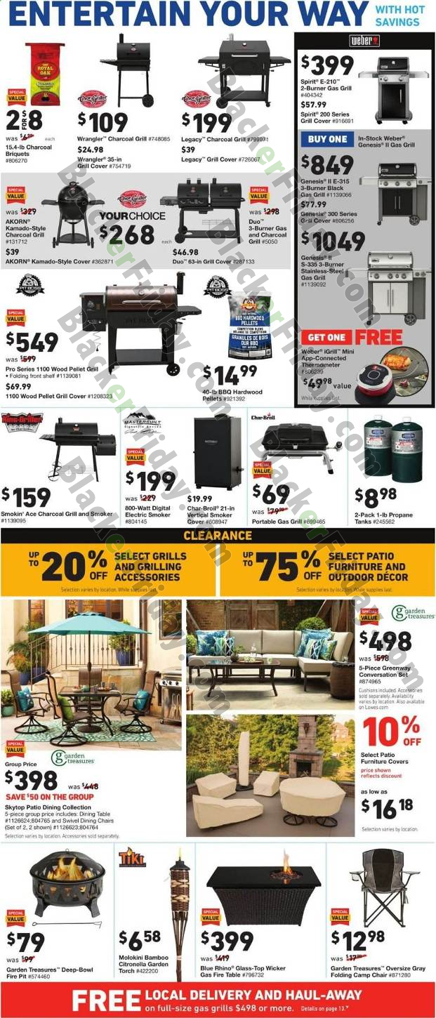 lowes end of summer sale