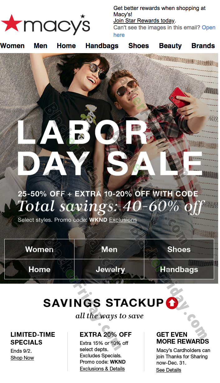 Macy&#39;s Labor Day Sale 2020 - What to Expect - Blacker Friday