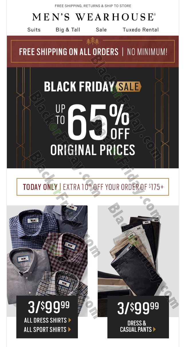 Men&#39;s Wearhouse Black Friday Sale 2020 - What to Expect - Blacker Friday