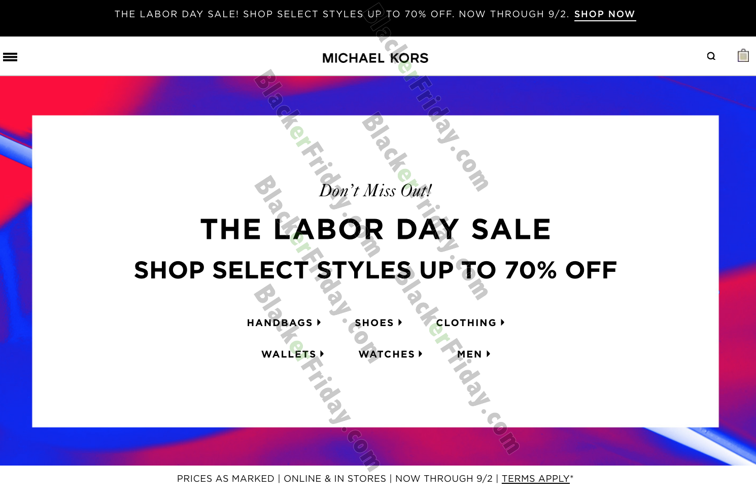 Michael Kors Labor Day 2021 Sale 