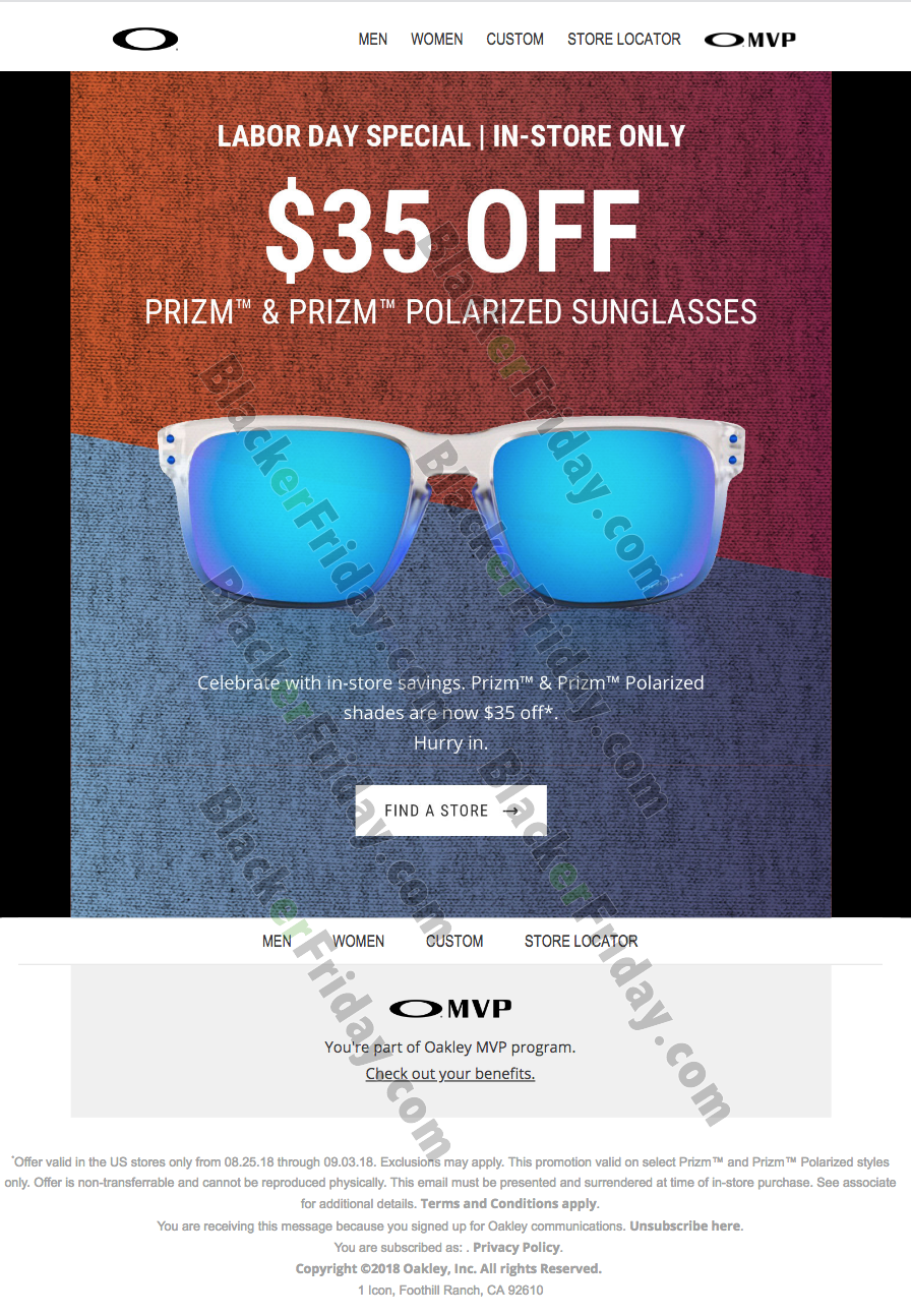 oakley memorial day sale