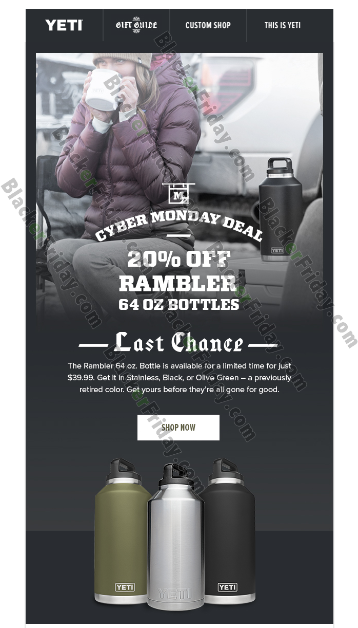 Get the Yeti Camo Rambler and more this Cyber Monday 2021