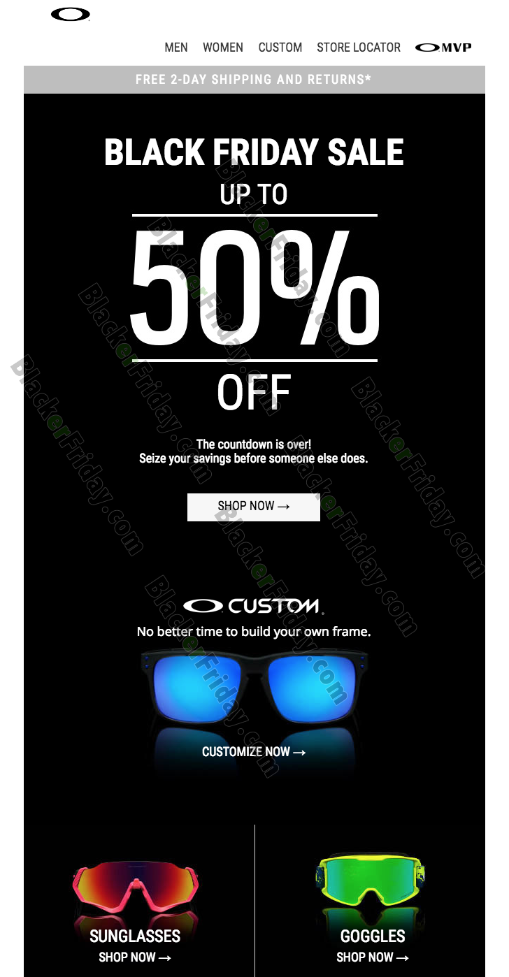 oakley 1 day sale