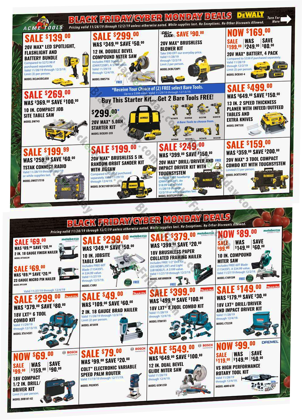 Acme Tools Black Friday 2024 - Ad & Deals