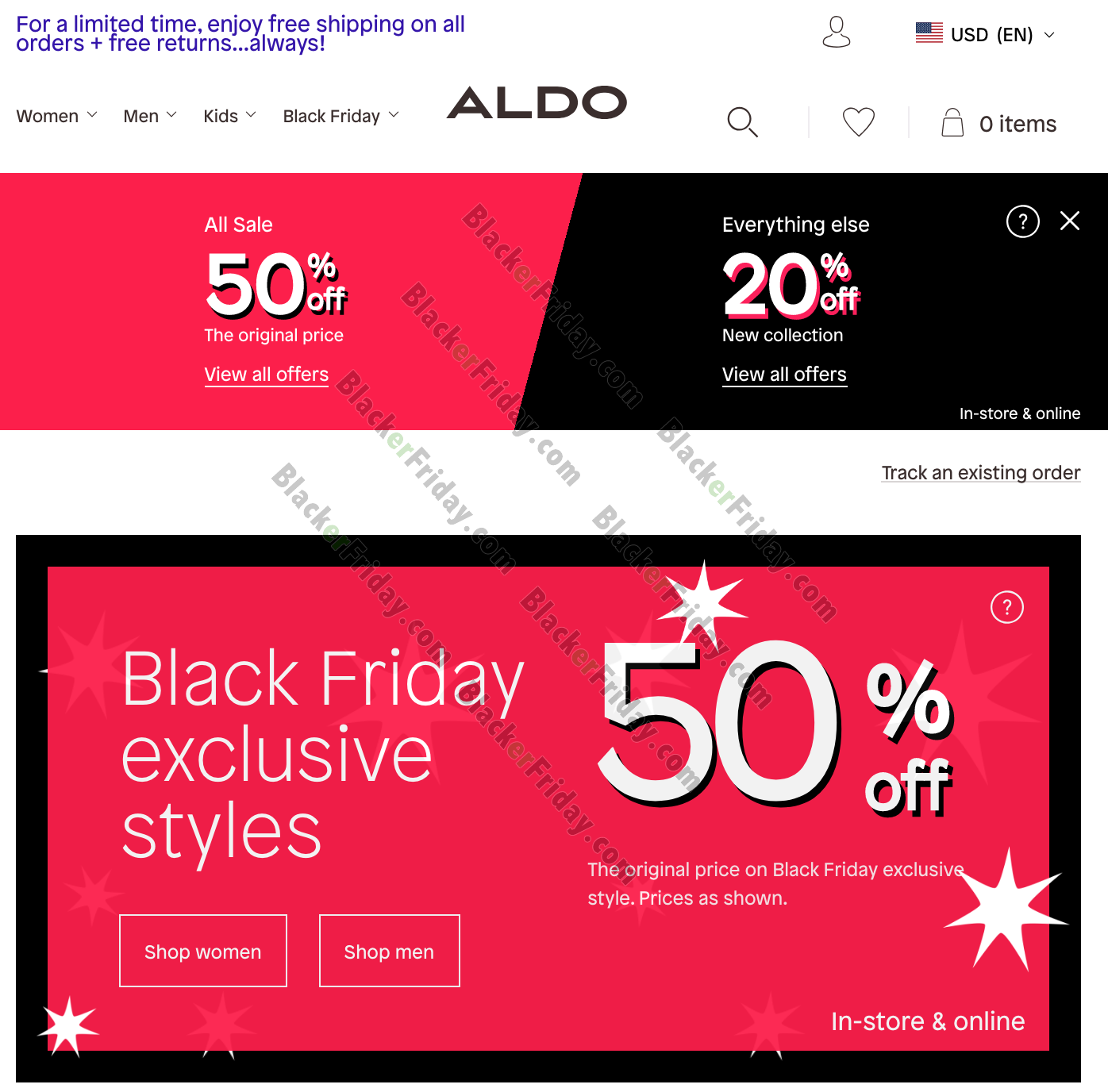 black friday aldo shoes deals