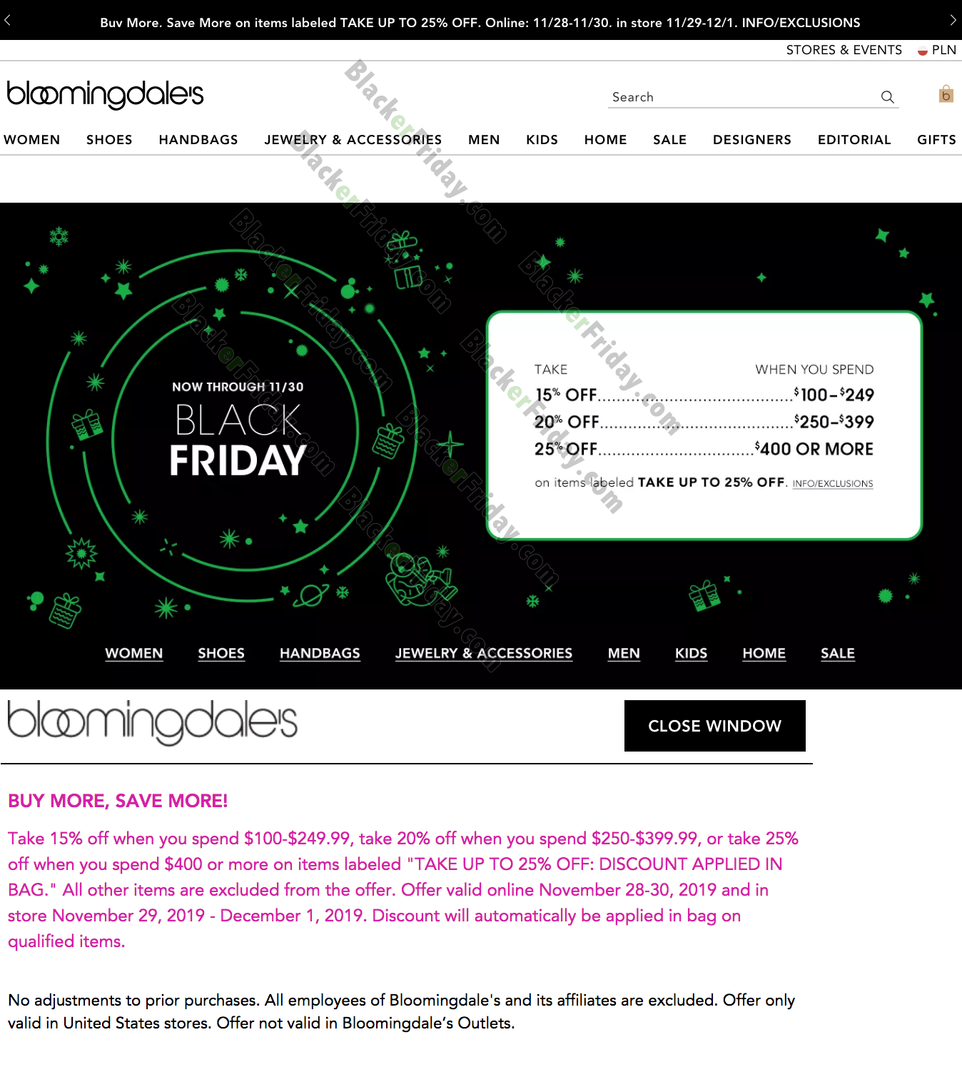 Bloomingdale&#39;s Black Friday 2020 Sale - What to Expect - Blacker Friday