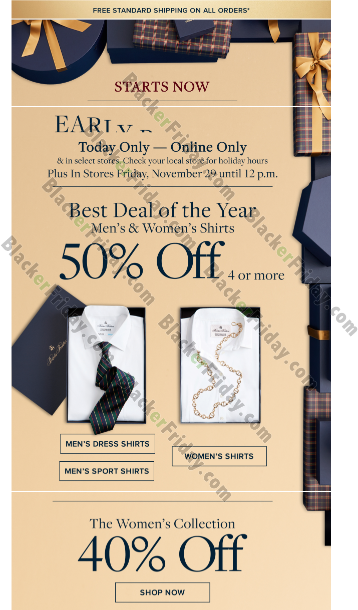 brooks brothers black friday 2018