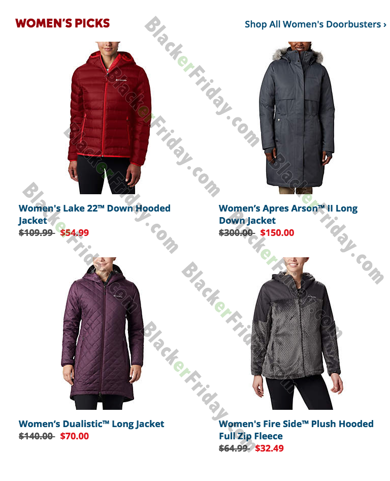 black friday deals on columbia jackets