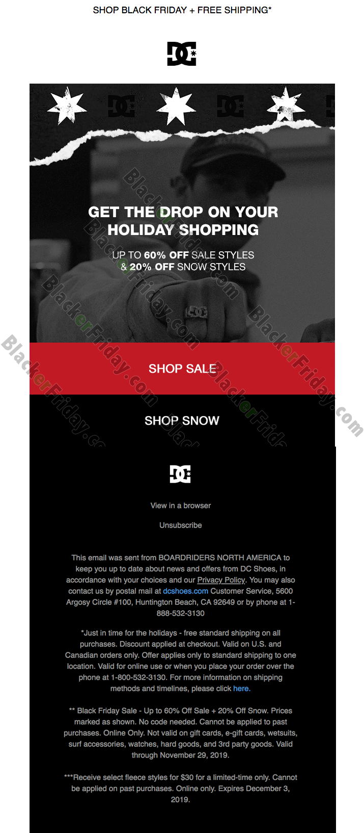 DC Shoes Black Friday 2020 Sale - What 