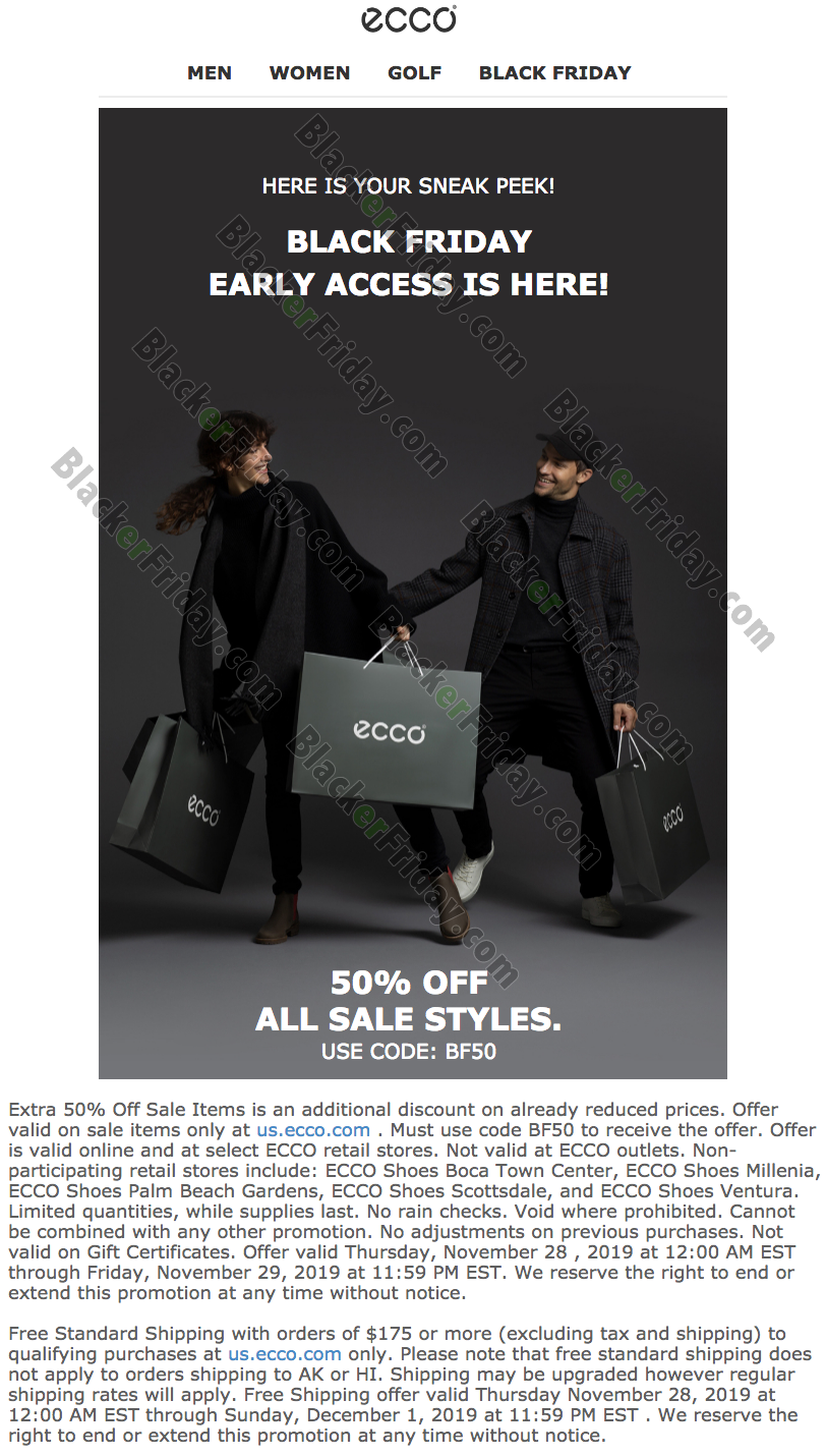 Ecco black friday sale cheap 2018