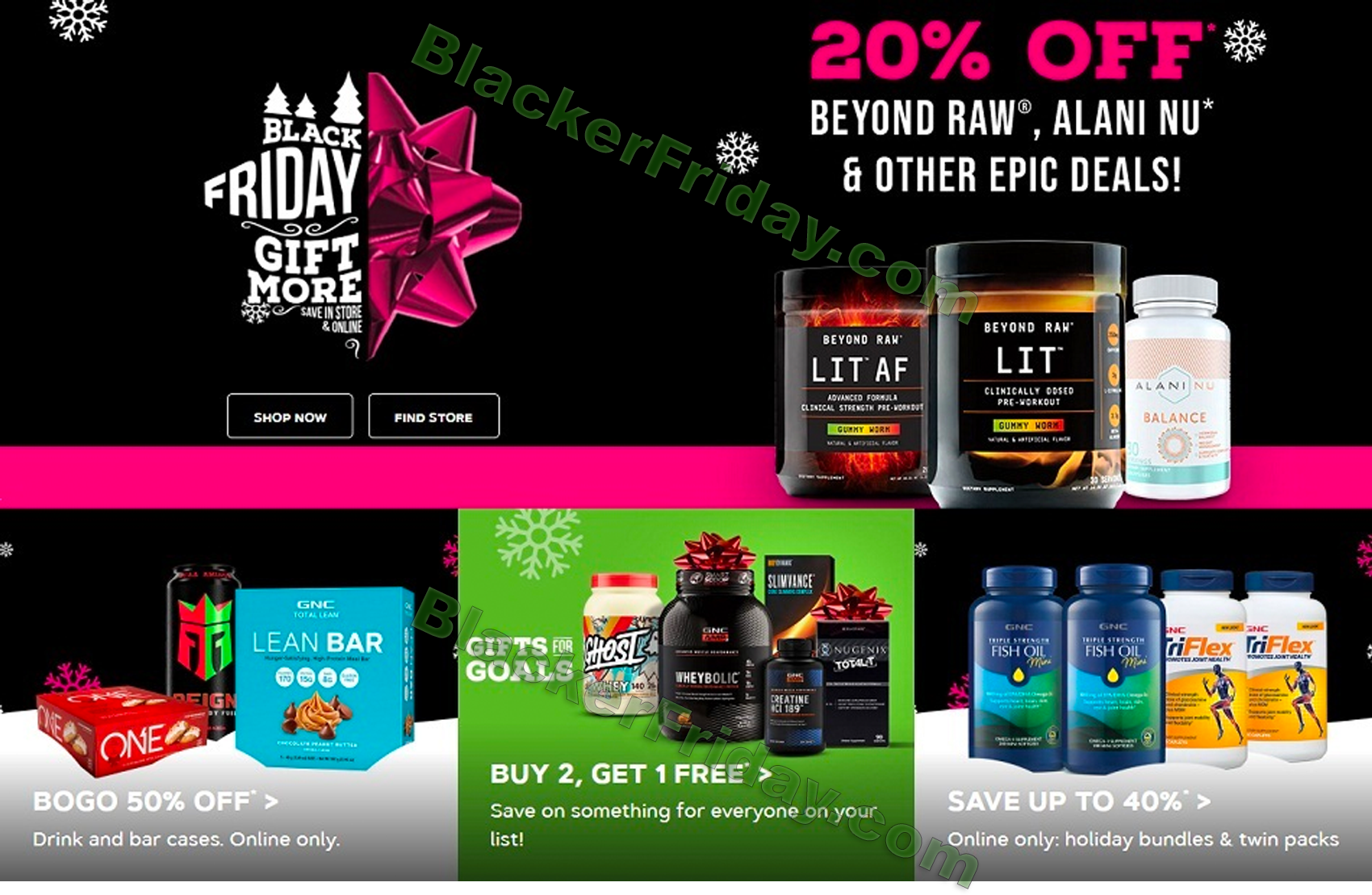 GNC Black Friday 2020 Sale - What to Expect - Blacker Friday - What Kind Of Sales Can I Expect On Black Friday