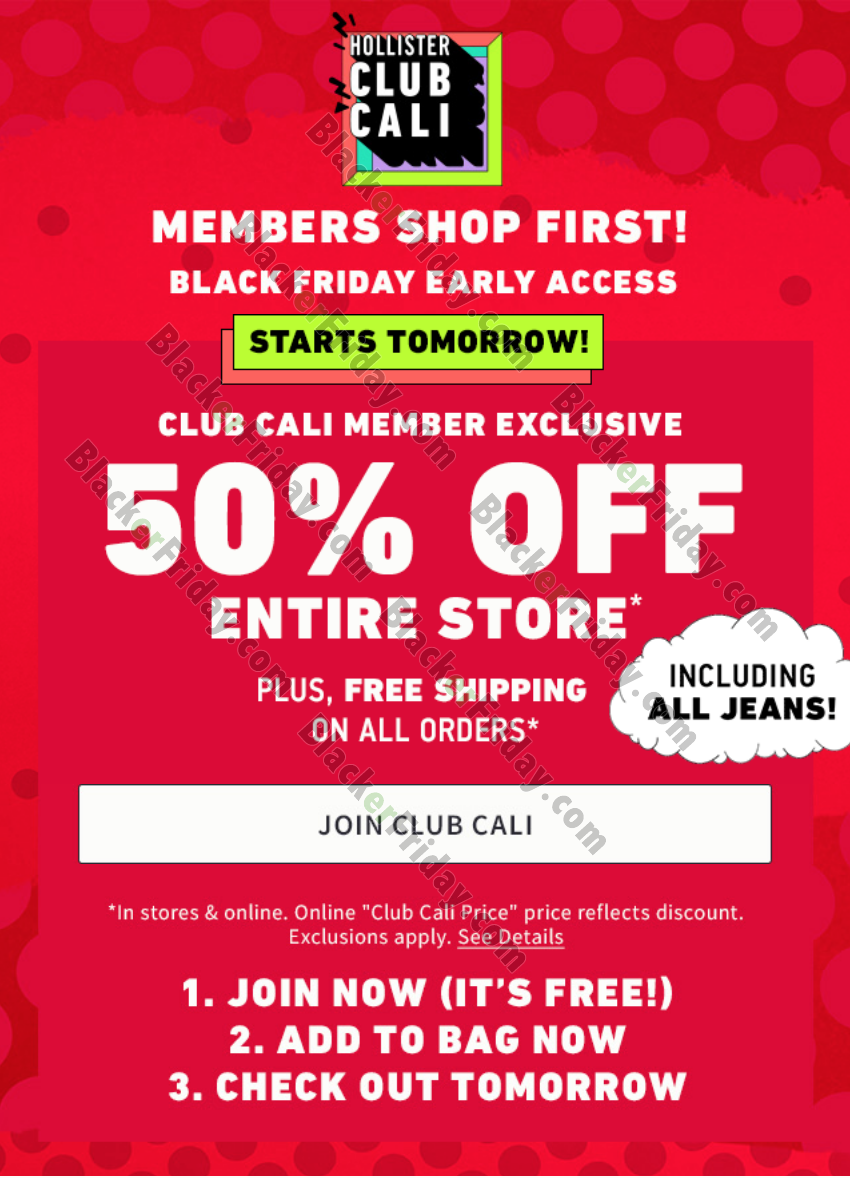 hollister cyber monday deals