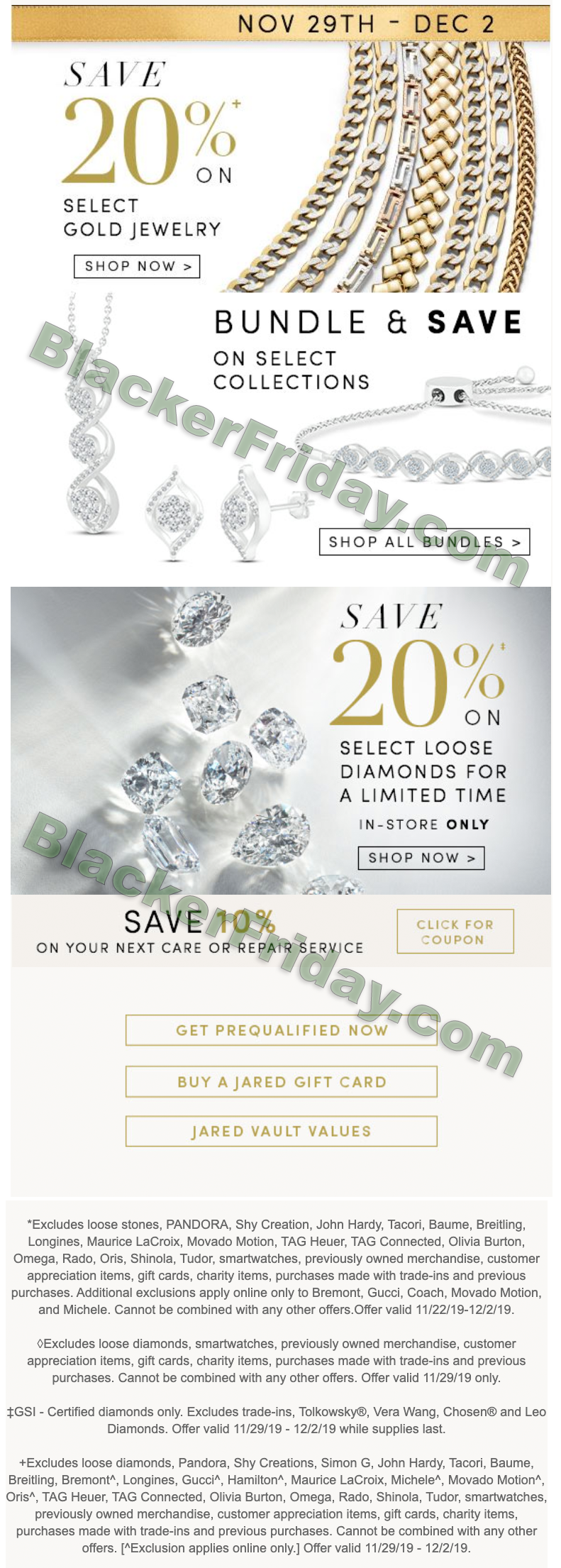 Jared Jewelers Black Friday 2021 Sale What to Expect Blacker Friday