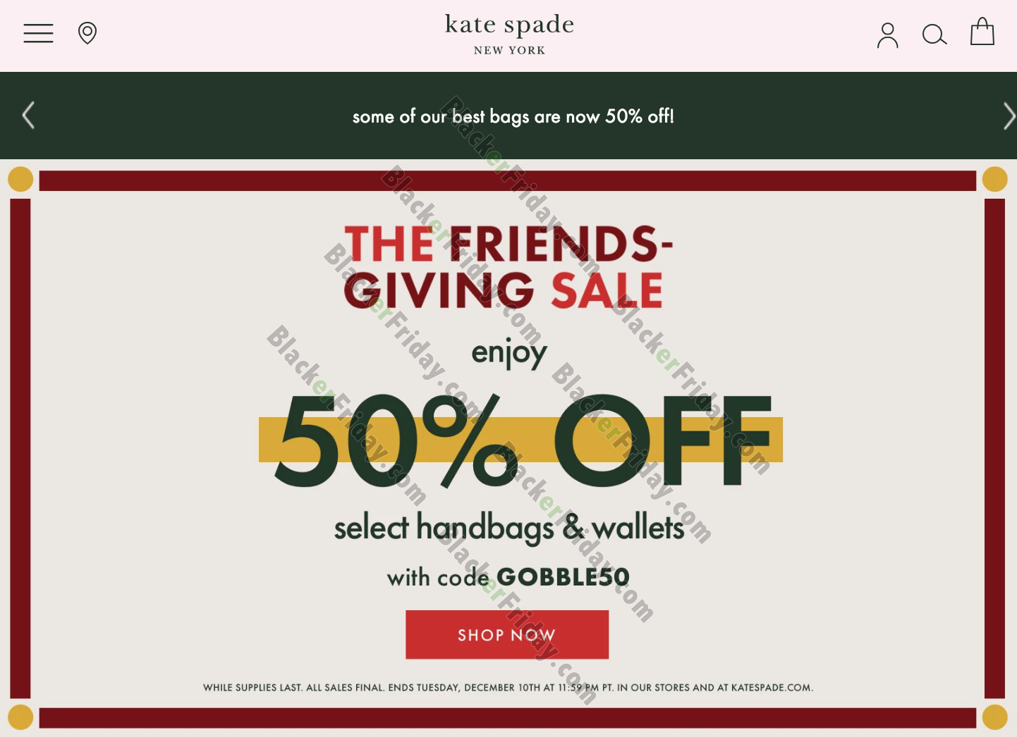 black friday kate spade