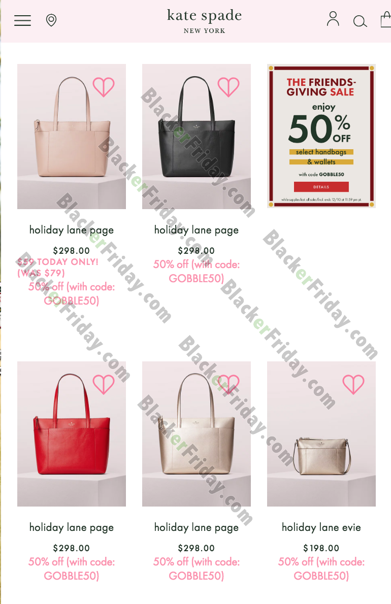 Total 73+ imagen does kate spade have black friday sales