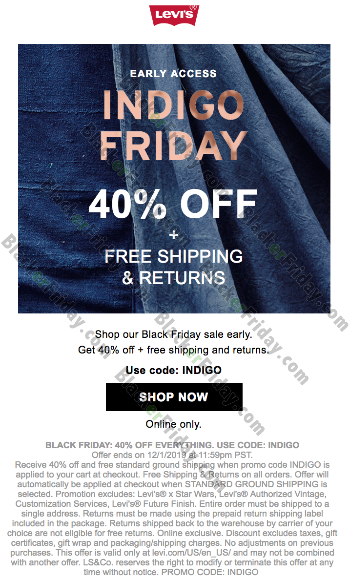 Levi's Black Friday 2022 Sale & - What to Expect Blacker Friday