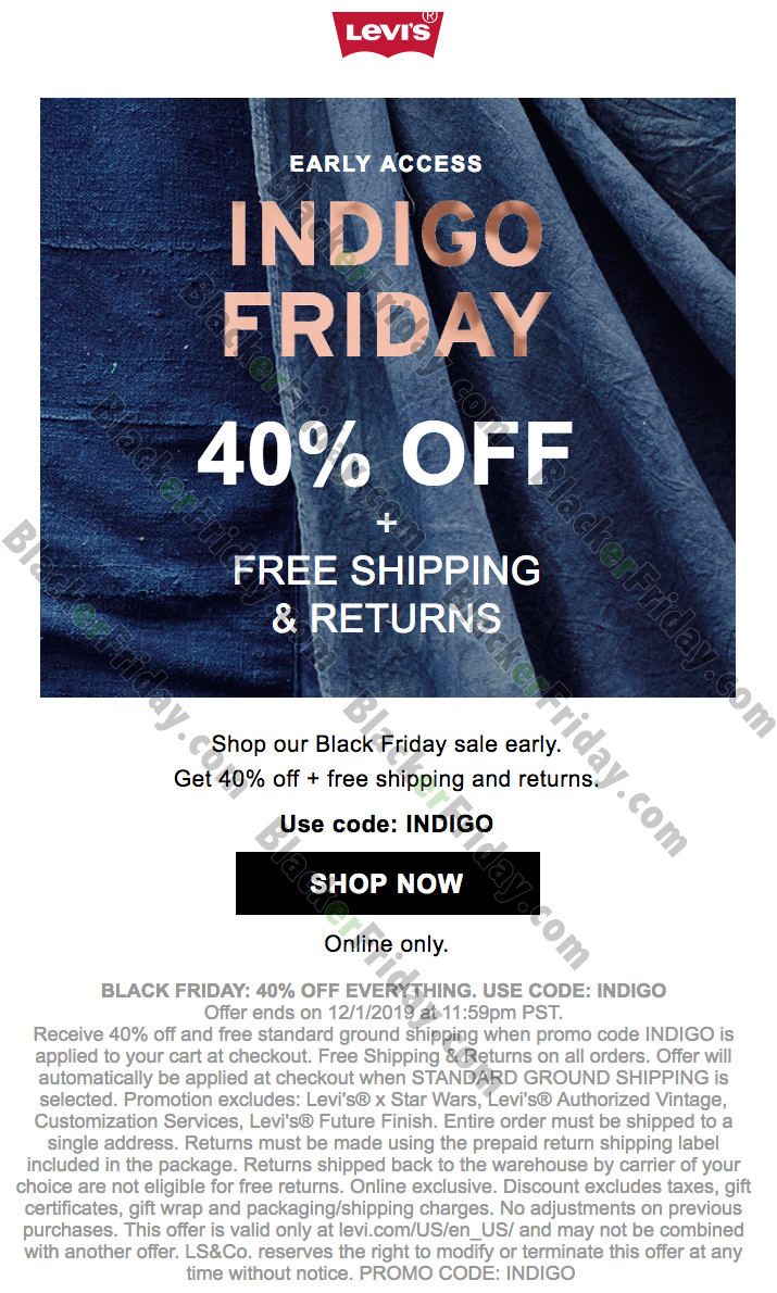 levi's black friday online -